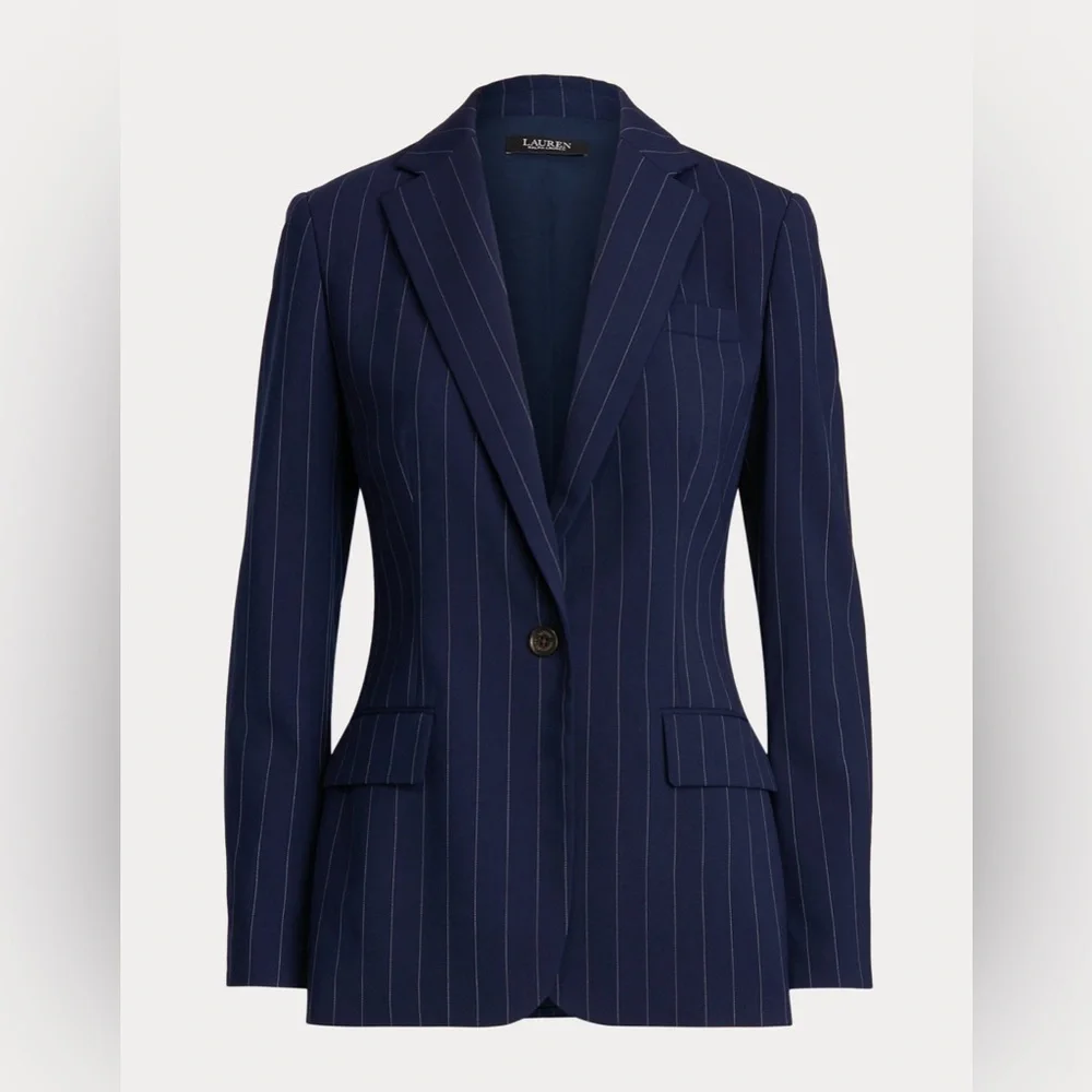 Lauren Ralph Lauren Navy Blazer size 6 - Picture 2 of 6